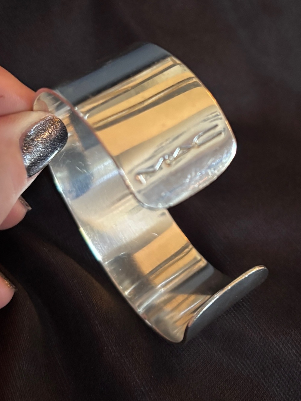 MAC Silver Cuff Bracelet
